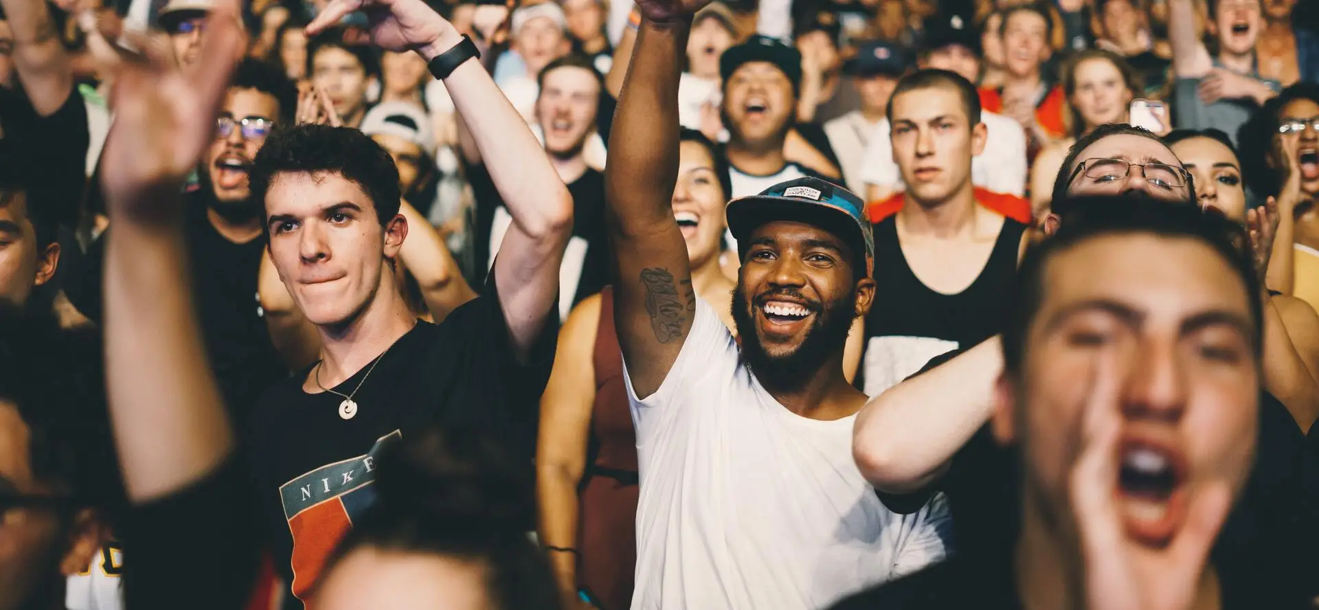 Foule à un concert